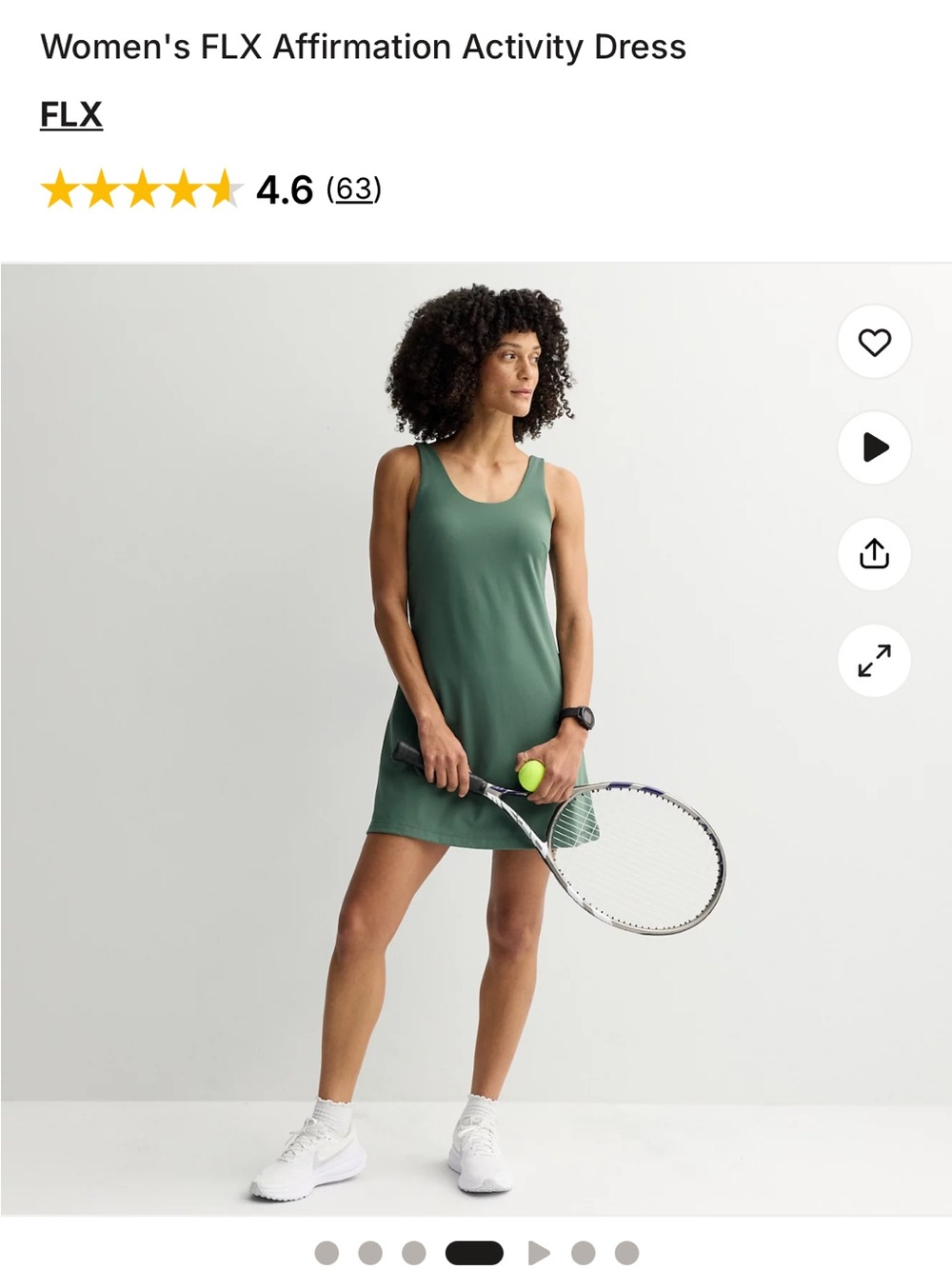 Light Blue High-Low Scoop Neck Dress — Athletic Tank Style
